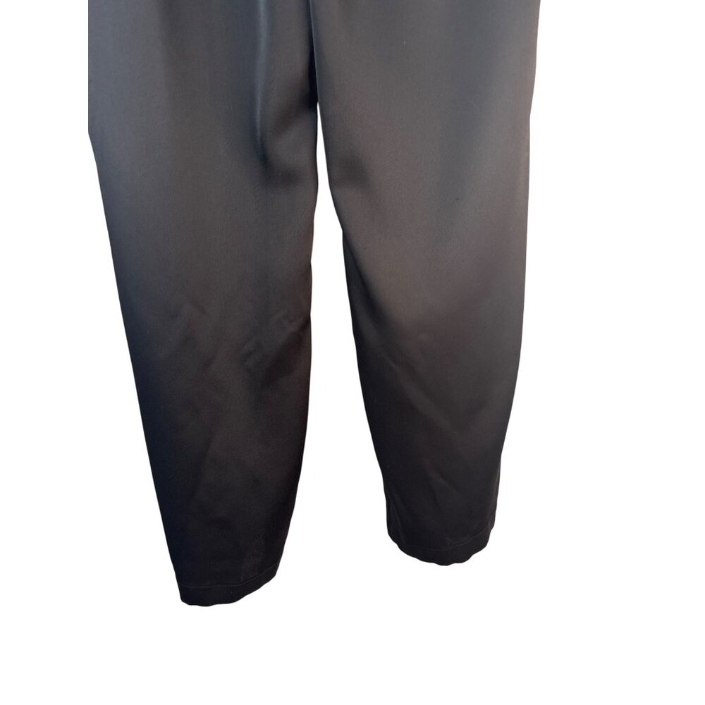 2/$30 Zara Womens Black Jersey Pants Large Elastic Waist - Picture 14 of 16